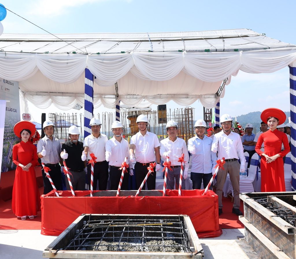 Bứt phá tiến độ, NOXH Golden Square Lào Cai tiếp tục khởi công tòa nhà thứ 3 – Tòa N02 và Tòa Thương mại Dịch vụ