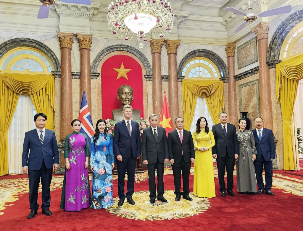 Doanh nhân Nguyễn Ngọc Mỹ tiếp đón đại sứ Cộng hòa Iceland đến Việt Nam