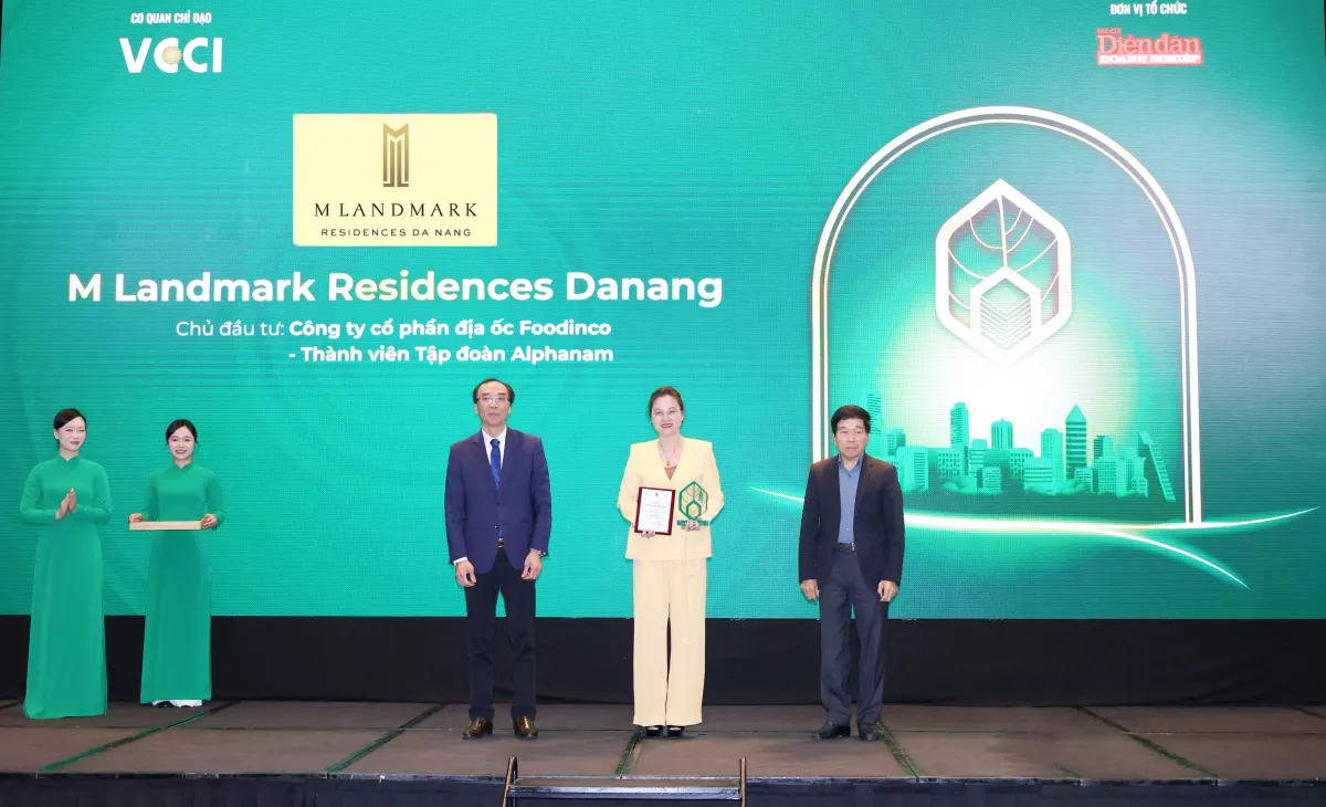 Dự án M Landmark Residences Danang và khách sạn Courtyard By Marriott Danang Han River được vinh danh tại chương trình Dự án đáng sống 2025