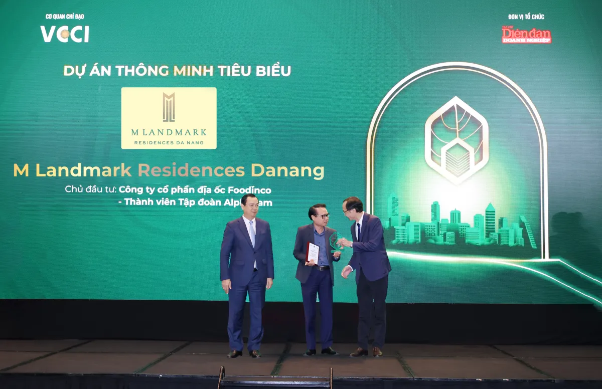 Dự án M Landmark Residences Danang và khách sạn Courtyard By Marriott Danang Han River được vinh danh tại chương trình Dự án đáng sống 2025