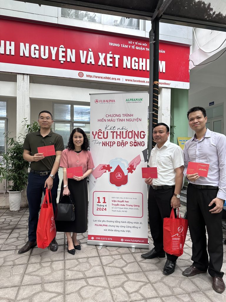 FUJIALPHA tổ chức chương trình hiến máu tình nguyện “Kết nối yêu thương – Tiếp nhịp đập sống”