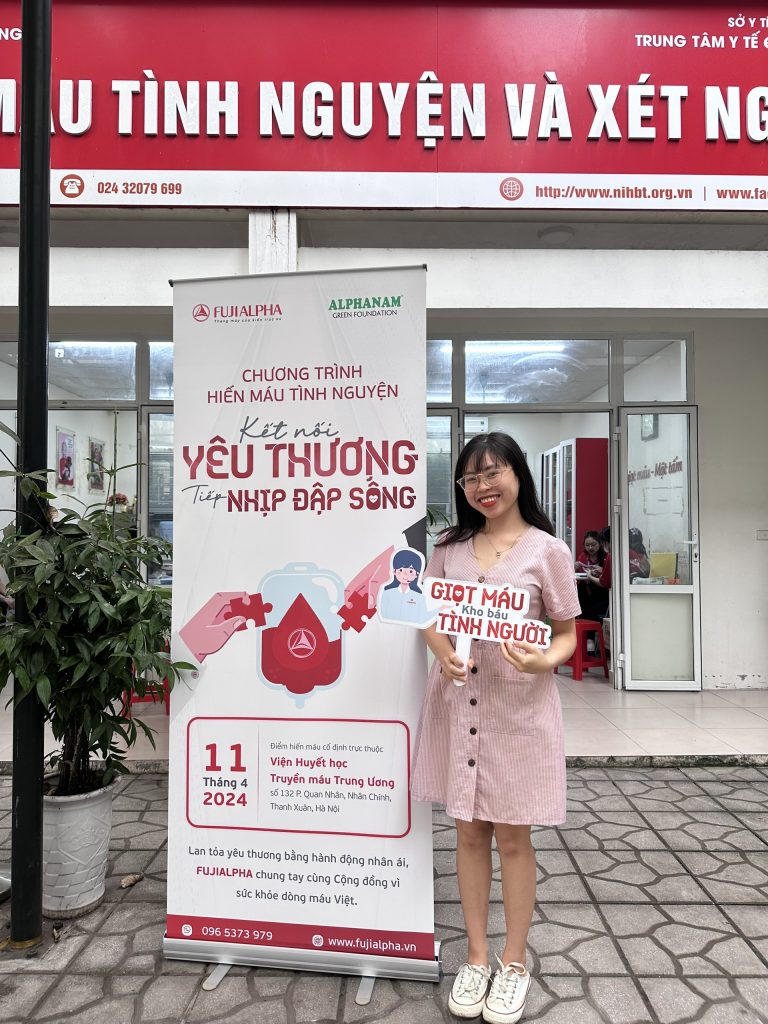 FUJIALPHA tổ chức chương trình hiến máu tình nguyện “Kết nối yêu thương – Tiếp nhịp đập sống”