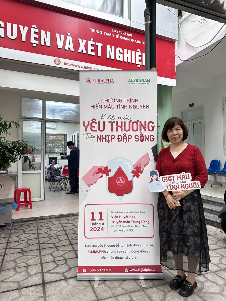 FUJIALPHA tổ chức chương trình hiến máu tình nguyện “Kết nối yêu thương – Tiếp nhịp đập sống”