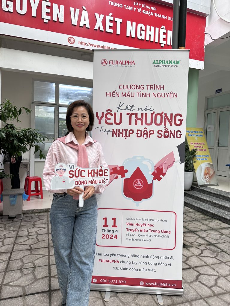 FUJIALPHA tổ chức chương trình hiến máu tình nguyện “Kết nối yêu thương – Tiếp nhịp đập sống”