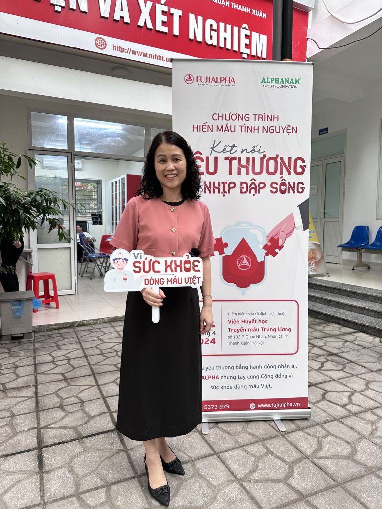 FUJIALPHA tổ chức chương trình hiến máu tình nguyện “Kết nối yêu thương – Tiếp nhịp đập sống”