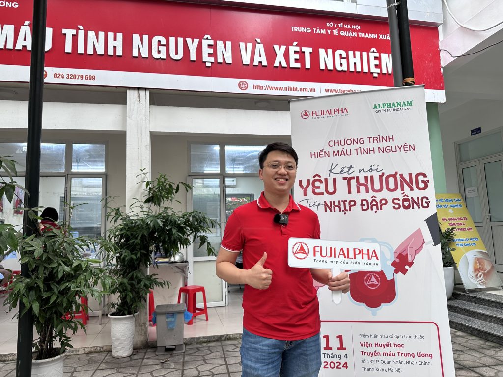 FUJIALPHA tổ chức chương trình hiến máu tình nguyện “Kết nối yêu thương – Tiếp nhịp đập sống”