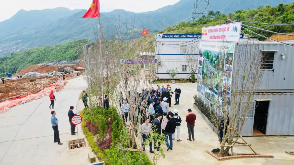 Lãnh đạo tỉnh Lào Cai tham quan Quần thể nghỉ dưỡng Quốc tế Mường Hoa – Dự án có tổng mức đầu tư lớn nhất tại Lào Cai