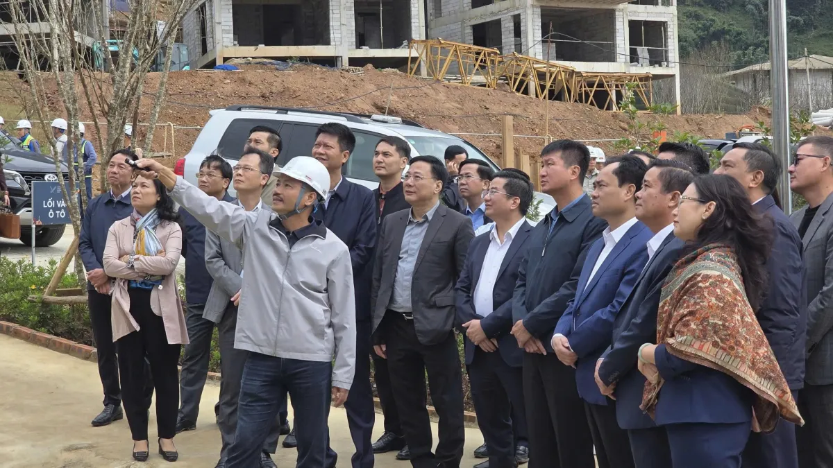 Lãnh đạo tỉnh Lào Cai tham quan Quần thể nghỉ dưỡng Quốc tế Mường Hoa – Dự án có tổng mức đầu tư lớn nhất tại Lào Cai