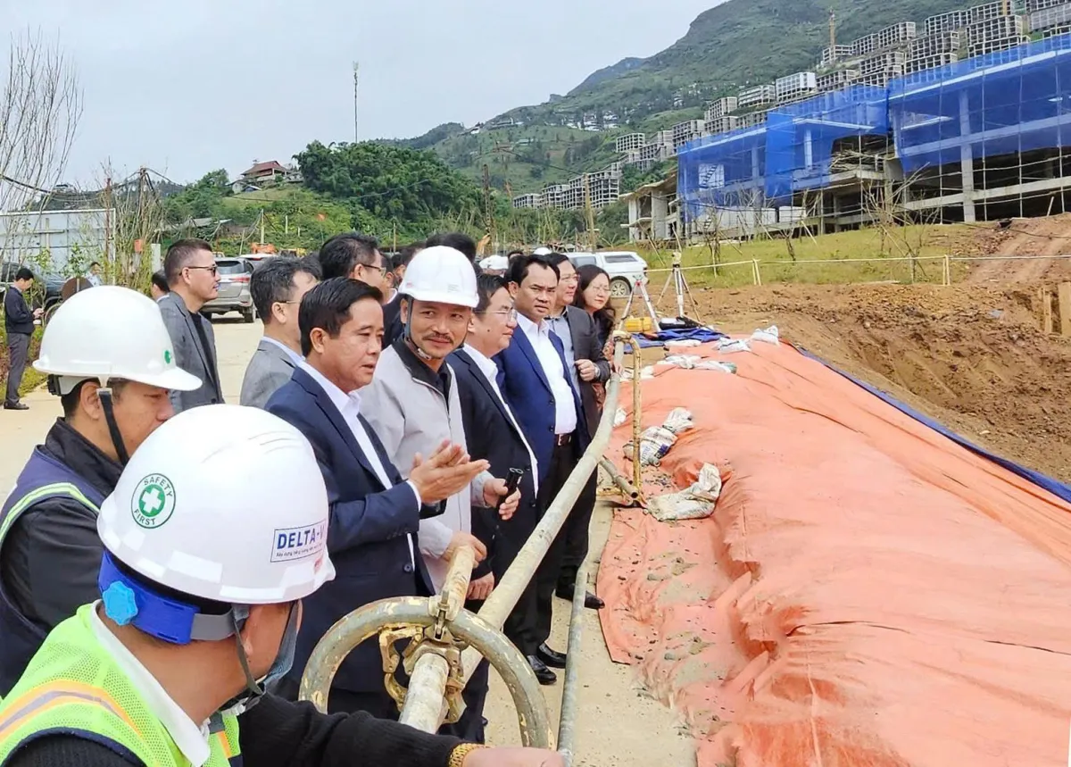 Lãnh đạo tỉnh Lào Cai tham quan Quần thể nghỉ dưỡng Quốc tế Mường Hoa – Dự án có tổng mức đầu tư lớn nhất tại Lào Cai