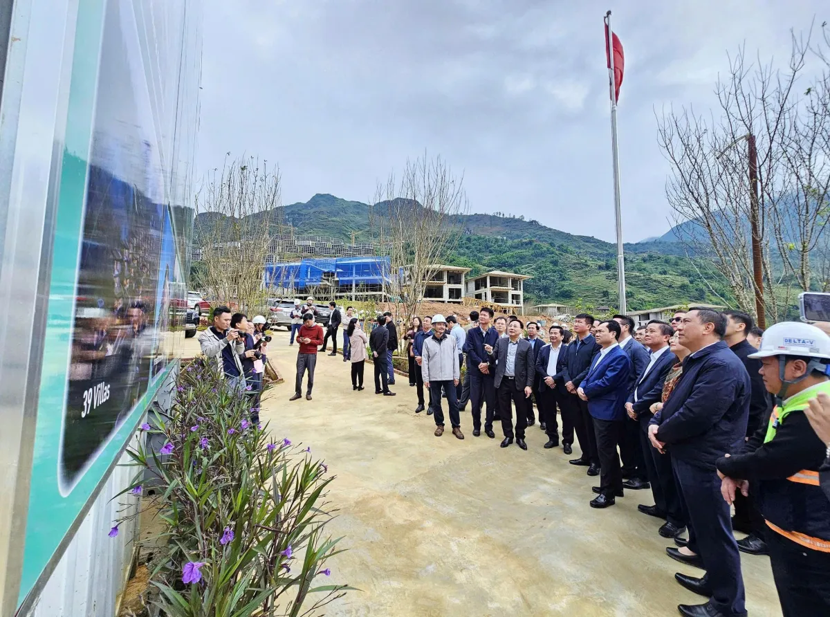 Lãnh đạo tỉnh Lào Cai tham quan Quần thể nghỉ dưỡng Quốc tế Mường Hoa – Dự án có tổng mức đầu tư lớn nhất tại Lào Cai