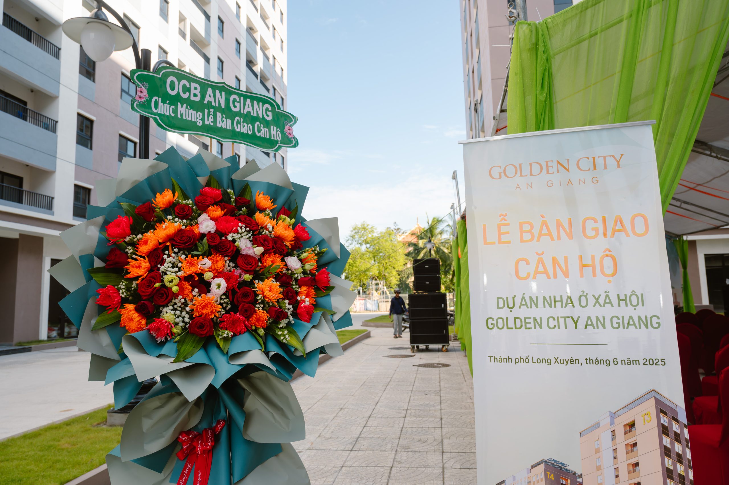 Lễ bàn giao căn hộ tòa T3, T4 Dự án Nhà ở xã hội Golden City An Giang