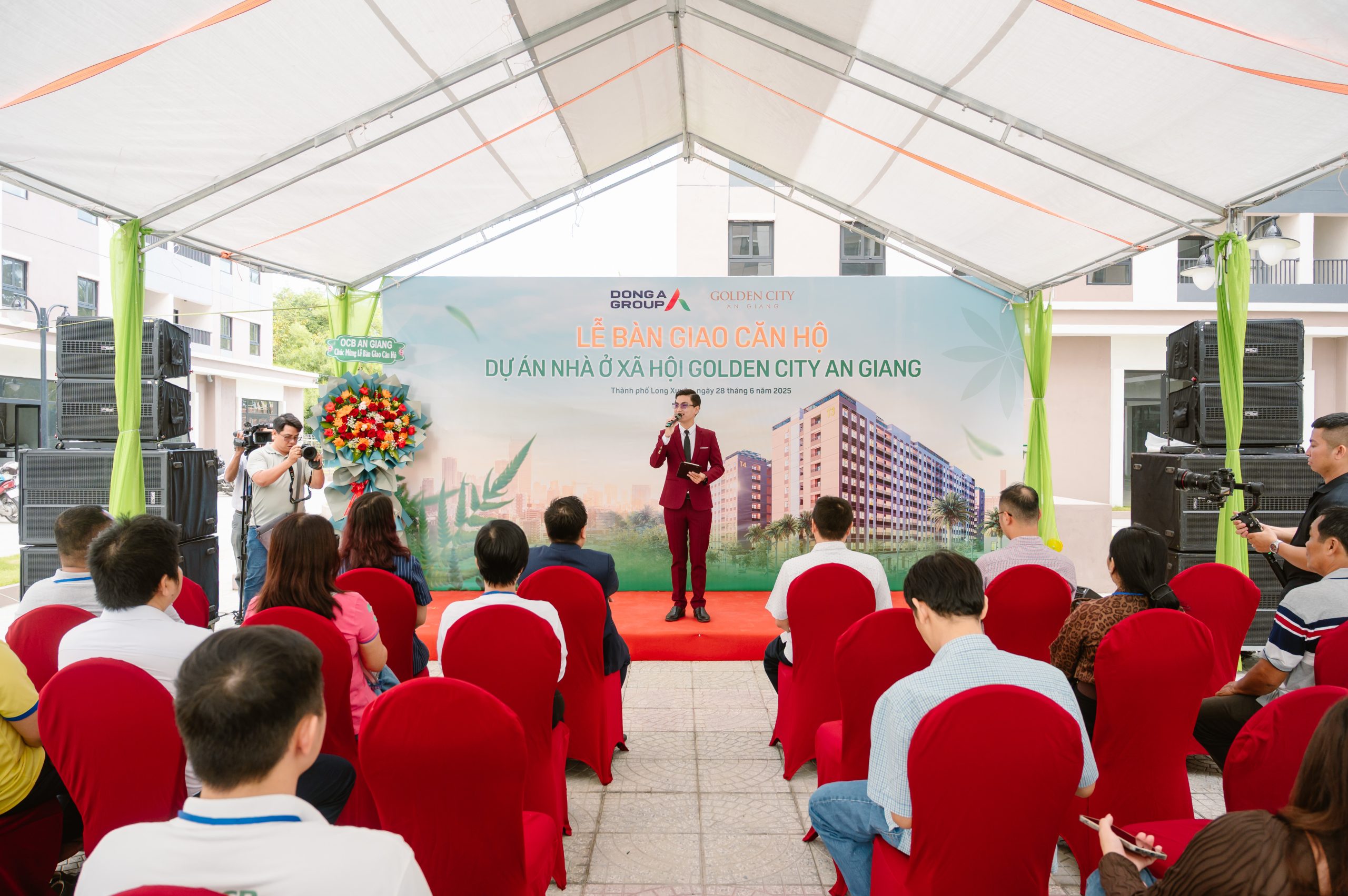 Lễ bàn giao căn hộ tòa T3, T4 Dự án Nhà ở xã hội Golden City An Giang