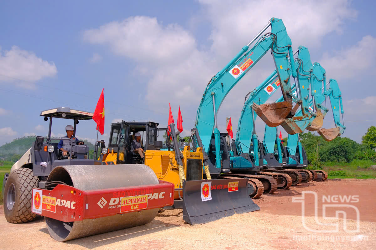 Lễ khởi công Trạm biến áp 220kV Phú Bình 2, ĐZ 220kV Phú Bình 2 rẽ Thái Nguyên – Bắc Giang và các dự án 110kV trên địa bàn tỉnh Thái Nguyên