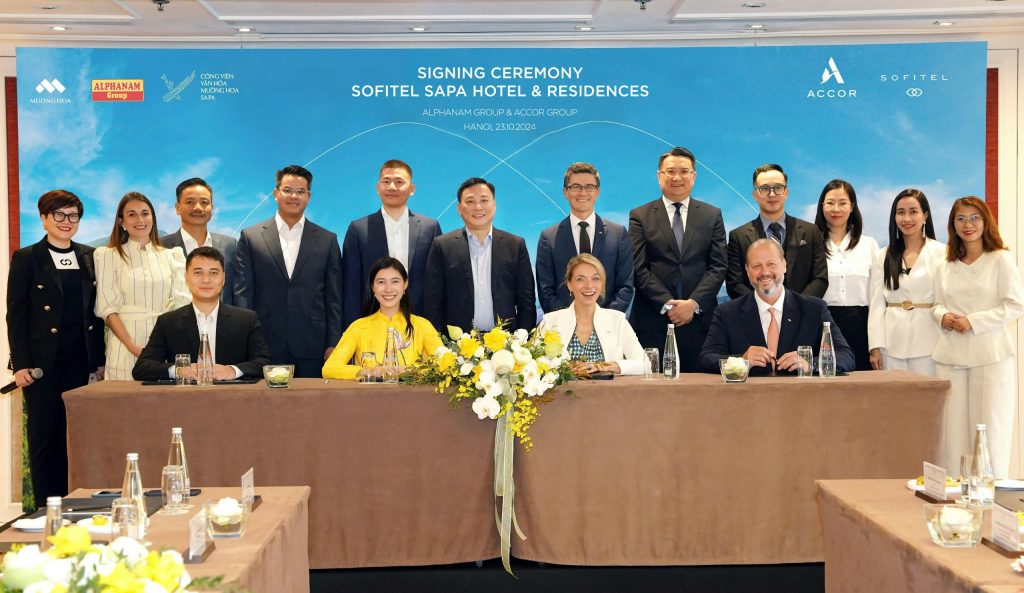 Lễ Ký kết hợp tác giữa Tập đoàn Accor và Tập đoàn Alphanam cho dự án khách sạn và căn hộ thương hiệu Sofitel Sapa (Khu No02)