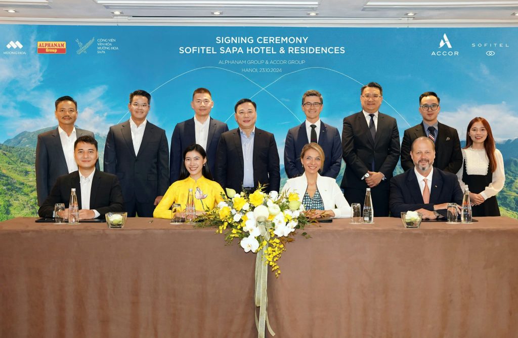 Lễ Ký kết hợp tác giữa Tập đoàn Accor và Tập đoàn Alphanam cho dự án khách sạn và căn hộ thương hiệu Sofitel Sapa (Khu No02)