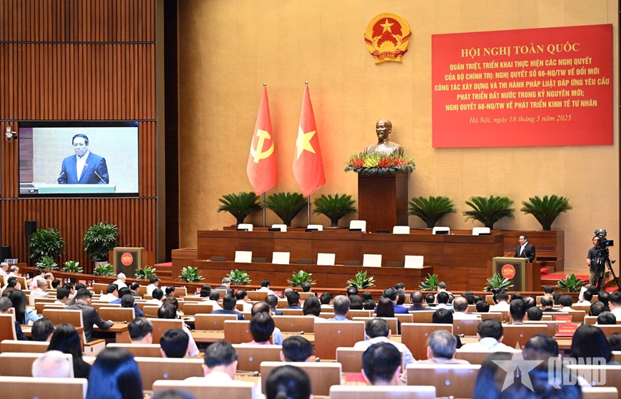 Phó Chủ tịch Alphanam Group Nguyễn Ngọc Mỹ tham gia Hội nghị toàn quốc quán triệt và triển khai Nghị quyết về phát triển kinh tế tư nhân